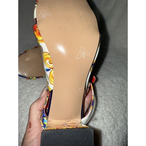 Summer Rio Multicolor Jewel-Embellished Heels - Picture 7 of 8